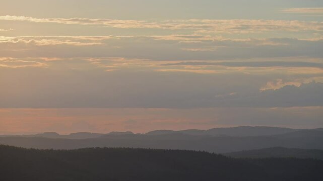 Blick, Katzenbuckel, Berg, Waldkatzenbach, Waldbrunn, Odenwald, Neckar Odenwald Kreis, Baden-W&uuml;rttemberg, Deutschland, Europa