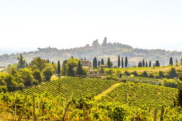 San Gimignano, Toskana, Italien © visualpower