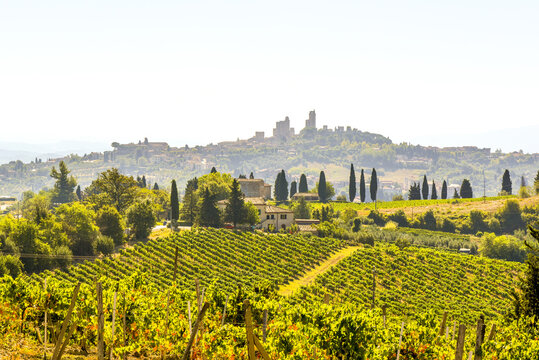 San Gimignano, Toskana, Italien