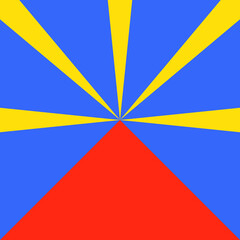 Flag of Reunion - square variant
