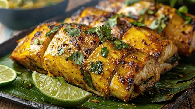 kancha ilish paturi indian food video