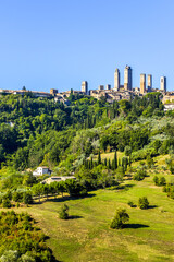 San Gimignano, Toskana, Italien