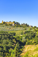 San Gimignano, Toskana, Italien