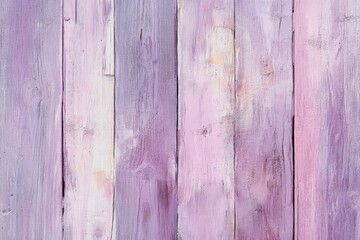 A rustic wooden wall painted in shades of lavender and white, showing wood grain and texture.