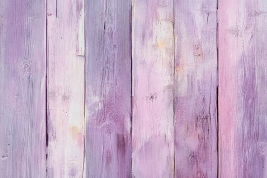 A rustic wooden wall painted in shades of lavender and white, showing wood grain and texture.