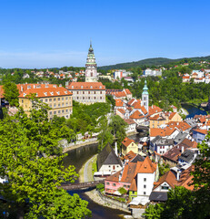 Cesky Krumlov, Krumau, Böhmen, Tschechische Republik © visualpower