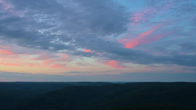 Blick, Katzenbuckel, Berg, Waldkatzenbach, Waldbrunn, Odenwald, Neckar Odenwald Kreis, Baden-W&uuml;rttemberg, Deutschland, Europa