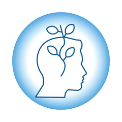 Vector icon for personal development. Hand-drawn figure representing success and individual improvement.