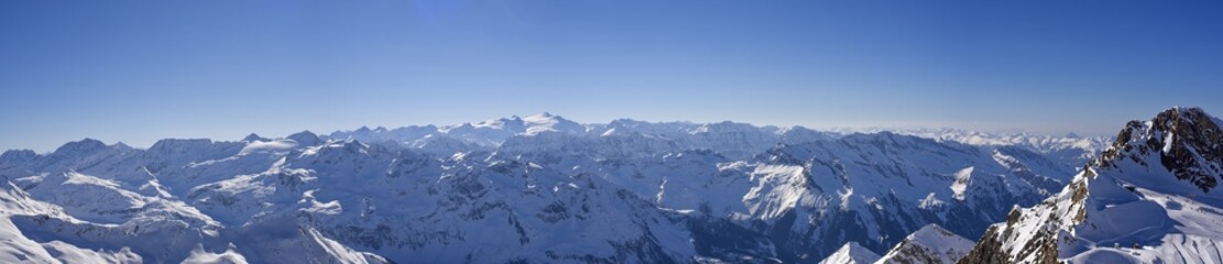 Fototapeta premium Nationalpark Hohe Tauern, Gipfelwelt 3000, Kitzsteinhorn, Salzbu