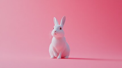 Obraz premium An Easter decoration with cool chicken and egg. Easter holiday concept.