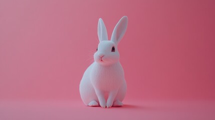 Obraz premium An Easter decoration with cool chicken and egg. Easter holiday concept.