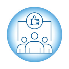 Vector icon for team motivation. Illustration of teamwork goals, success, and shared achievements.