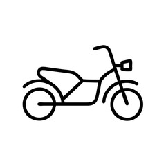 Fototapeta premium Motorcycle Icon