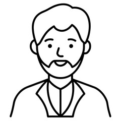 Fototapeta premium vector hand drawn one line art illustration