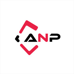 ANP creative minimalist letter logo. ANP unique vector initials alphabet letter logo designANP creative minimalist letter logo. ANP unique vector initials alphabet letter logo design