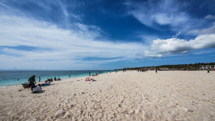 The beach in Zanzibar, Tanzania