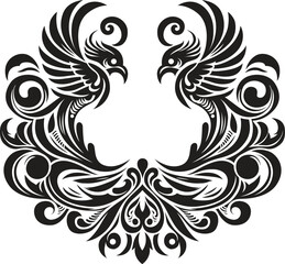 Vintage vector ornament