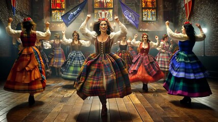 St. Andrew's Day celebrating Scottish heritage with ceilidh dances on November 30th