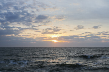 Obraz premium Sun over the Black Sea