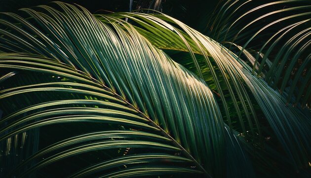 Fondo de palmeras con alto contraste