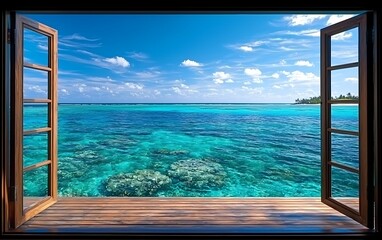 Tropical Ocean View from Hut