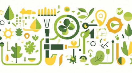 Eco-Friendly Technology Illustration