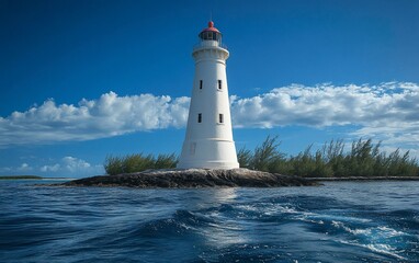 Ocean Sentinel A Caribbean Lighthouse suitable for nature magazine
