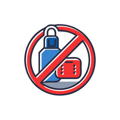 No Safe Zone Symbol for Liquids and Items  