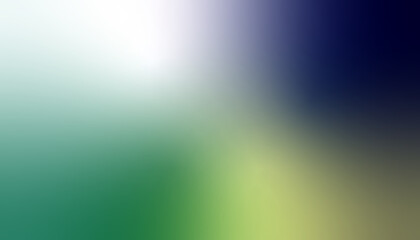 Gradient of Green, Blue, and Yellow for a Calm and Soothing Background Design with a Smooth Transition