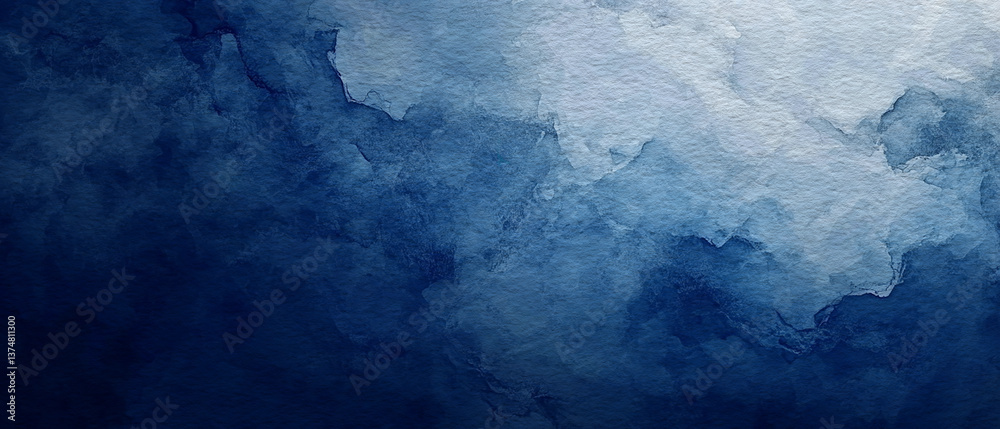 Poster blue azure abstract watercolor background for textures backgrounds and web banners design. abstract 