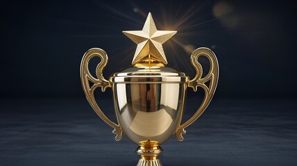 gold trophy cup
