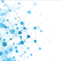 white background with light blue Science And Technology Dynamic elements made in gradient form 0 to 100 in illustration style high quality album orientation