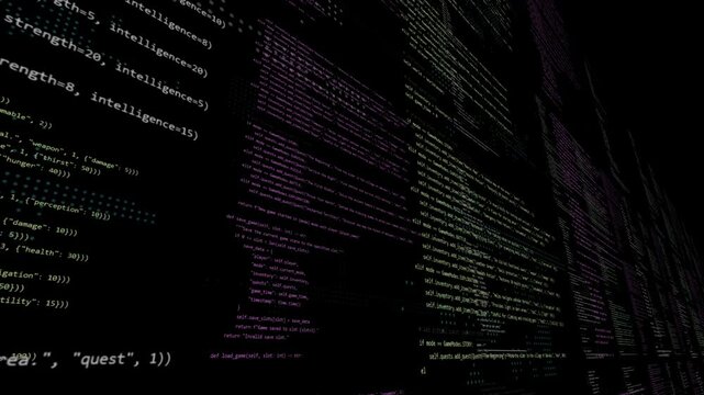 Developing software code. Writing html or css language or generating code by AI