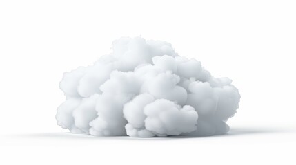 Stunning vector smoke cloud on a white backdrop. Perfect for creating a mysterious and ethereal design effect.