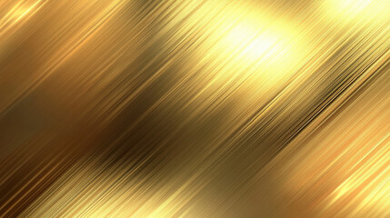 Gold Metal Texture with Shiny Light Reflections