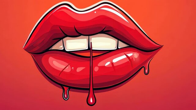 Explore the edgy art of vampire lore with a quirky twist, featuring bold colors and thrilling designs in modern cartoon style.