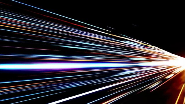 Lightstream Tearing Through Space