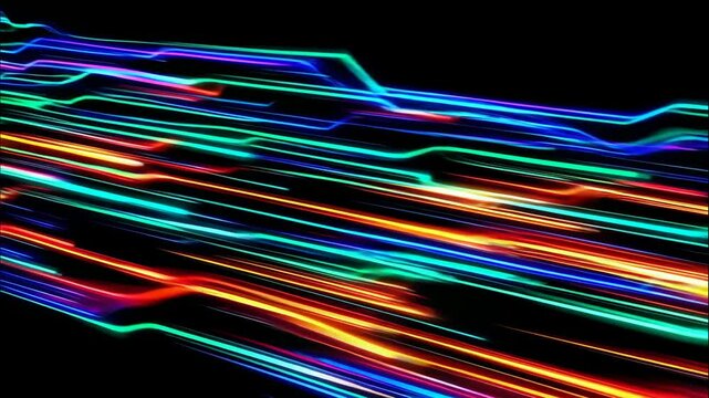 Lightstream Tearing Through Space