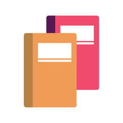 Book icon vector image with a white background