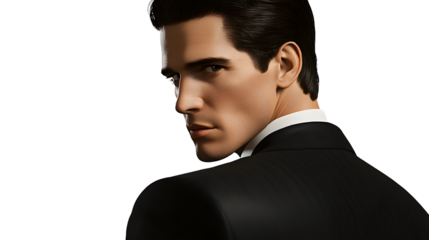 A man in a suit with a professional and confident demeanor ideal for business and corporate th