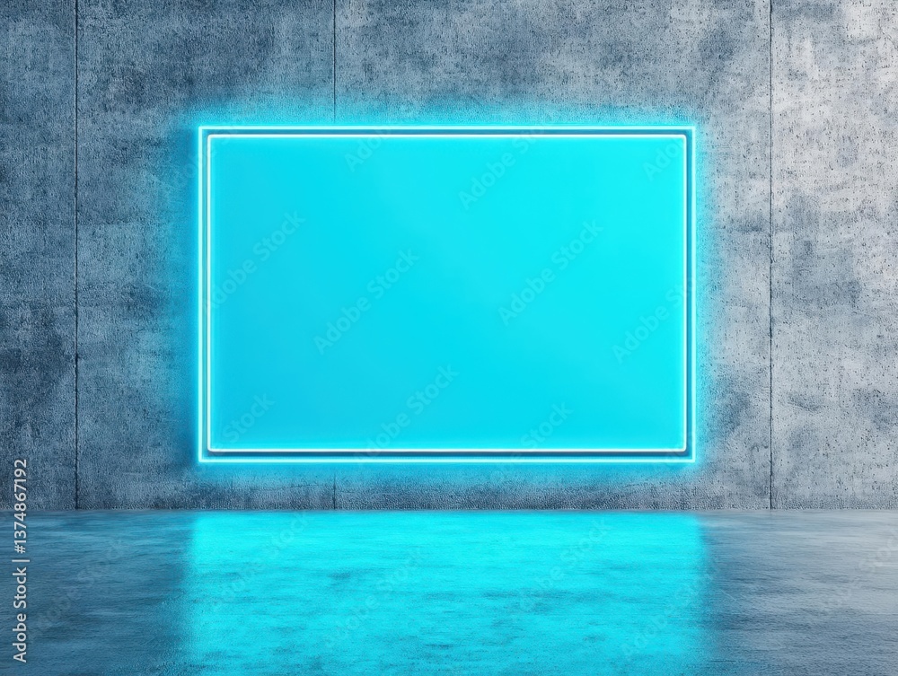 Poster Abstract led screen on texture background