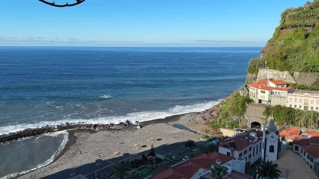 view of the coast of the mediterranean sea