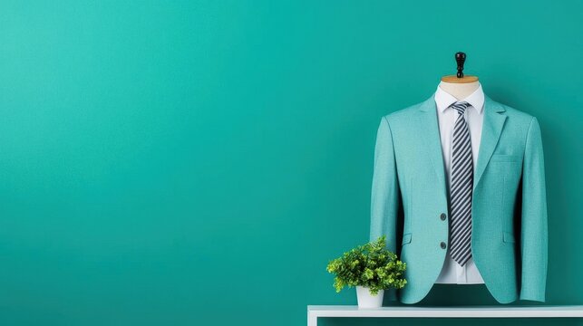 Attraktiver Business Mann freigestellt in grn wei