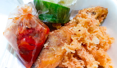 fried shrimp on a plate