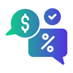 negotiation Gradient icon