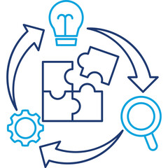 Minimum Viable line color icon