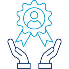 Brand Identity line color icon