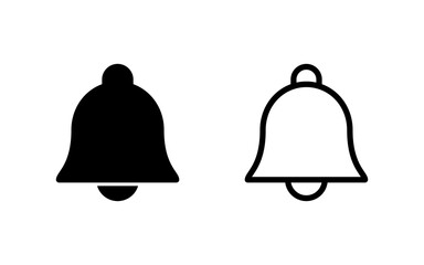 Bell Icon vector illustration. Notification sign and symbol for web site design