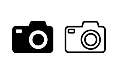 Camera icon vector illustration. photo camera sign and symbol. photography icon.