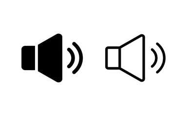 Speaker icon vector illustration. volume sign and symbol. loudspeaker icon. sound symbol